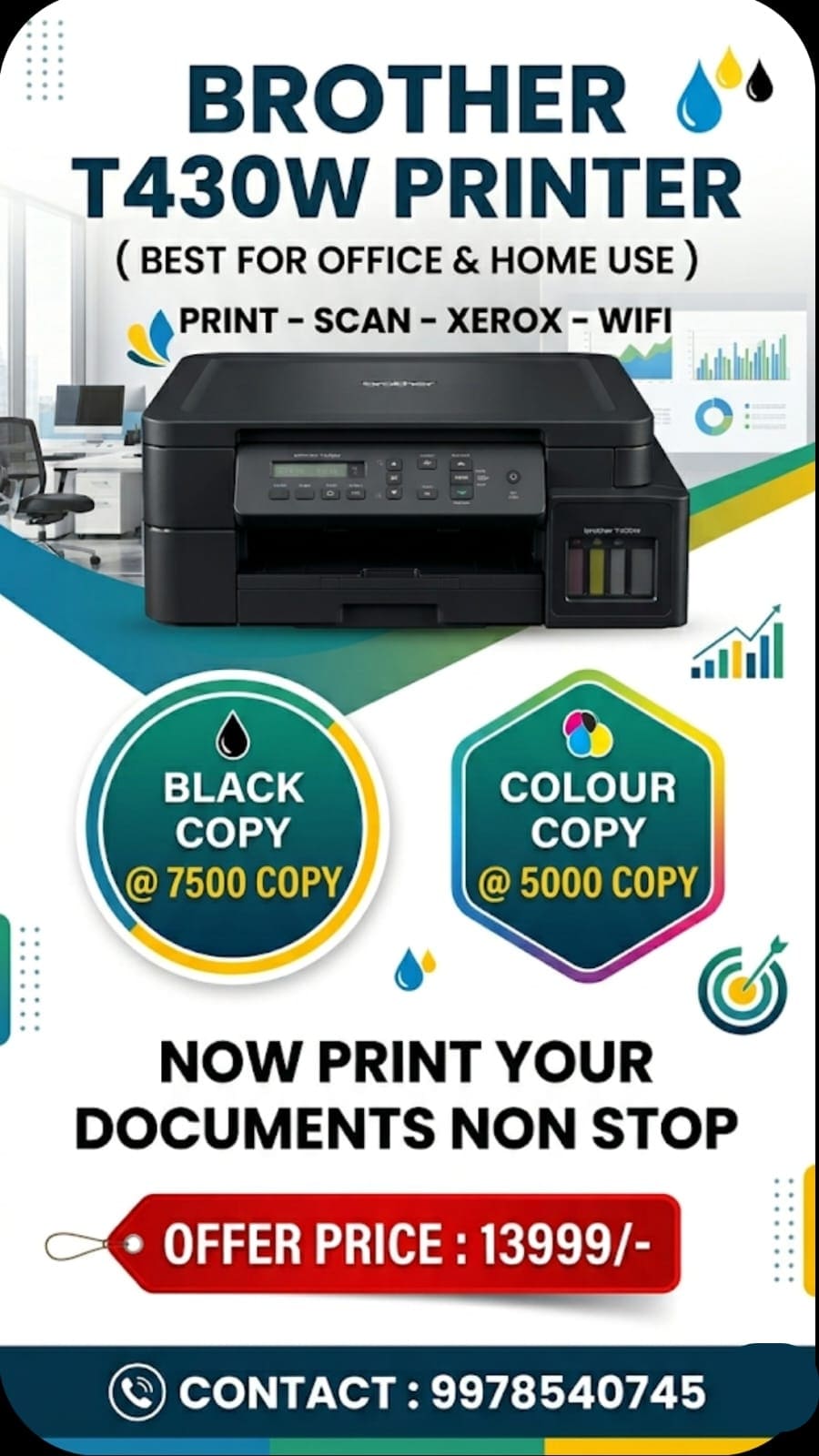 Brother DCP-T430W Printer