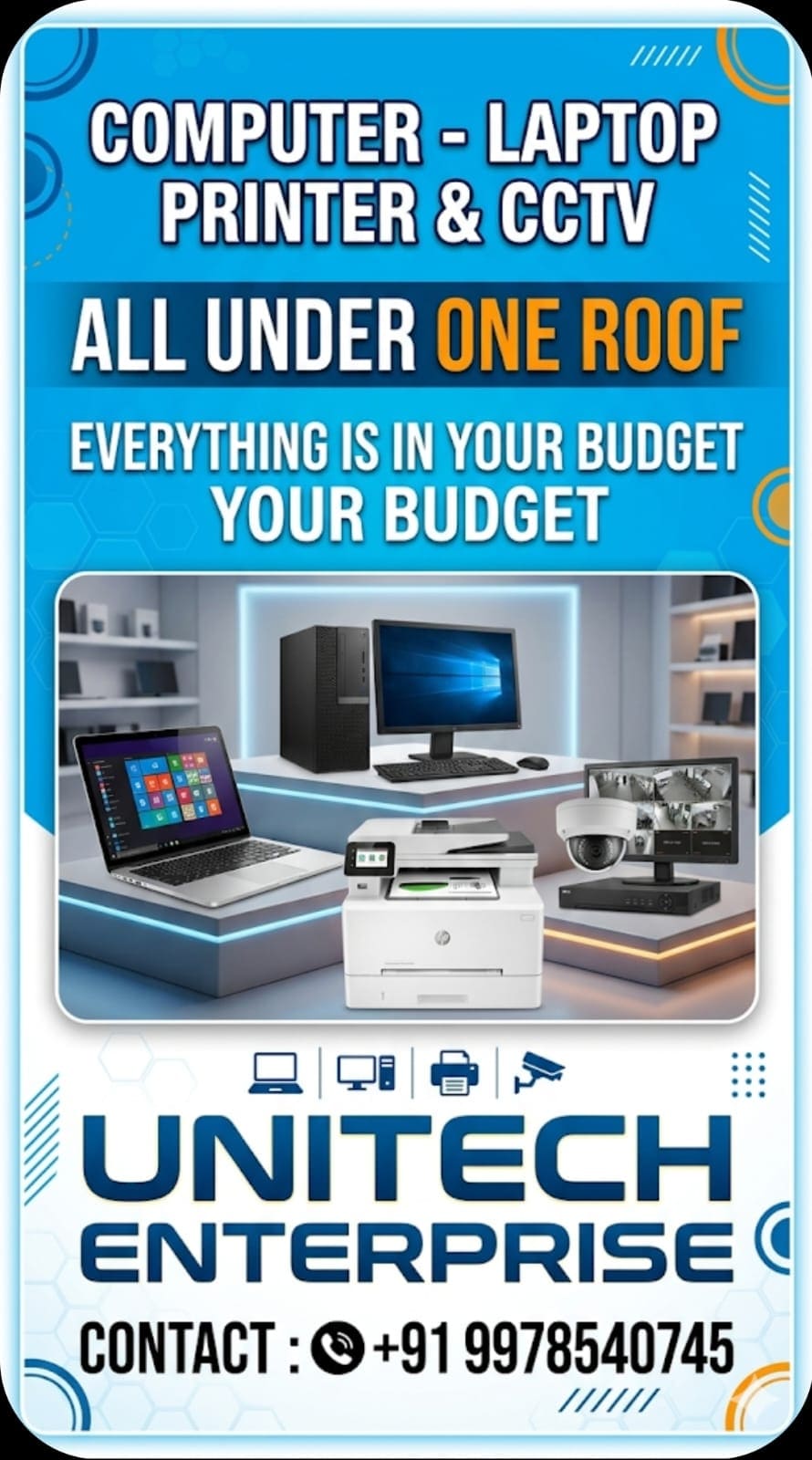 Computer, Laptop, Printer & CCTV – All Under One Roof