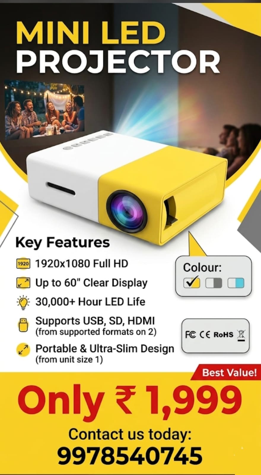 Mini LED Projector