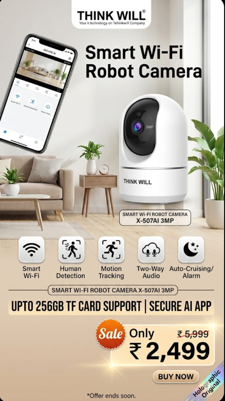 Smart Wi-Fi Robot Camera